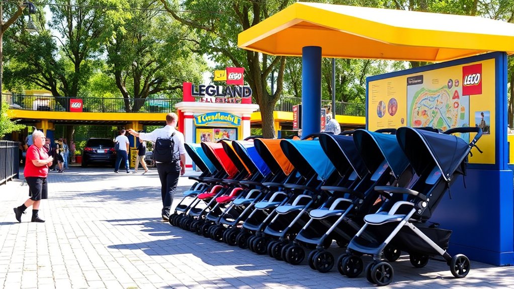 stroller rental tips legoland
