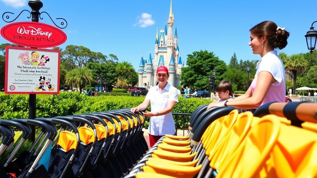 Additional stroller rental services at Disney World