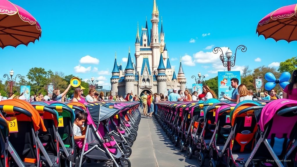 stroller rentals for convenience