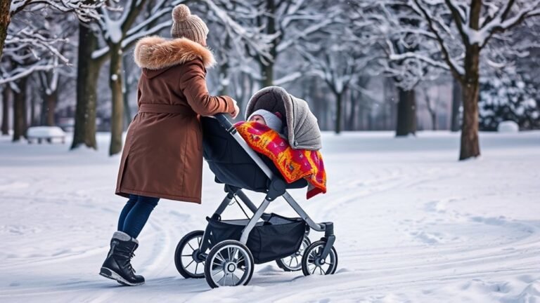stroller safety in winter