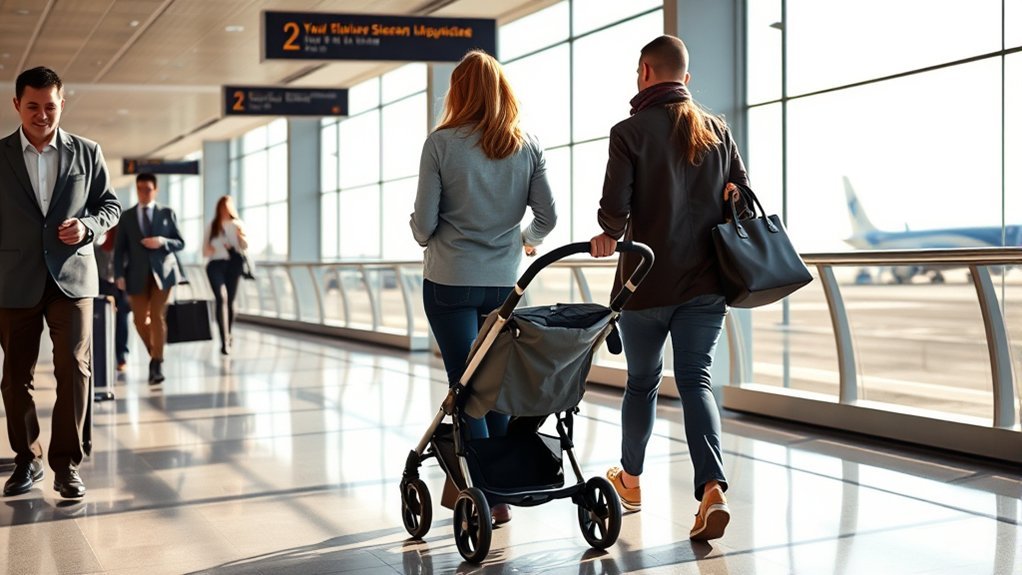 stroller size and procedures