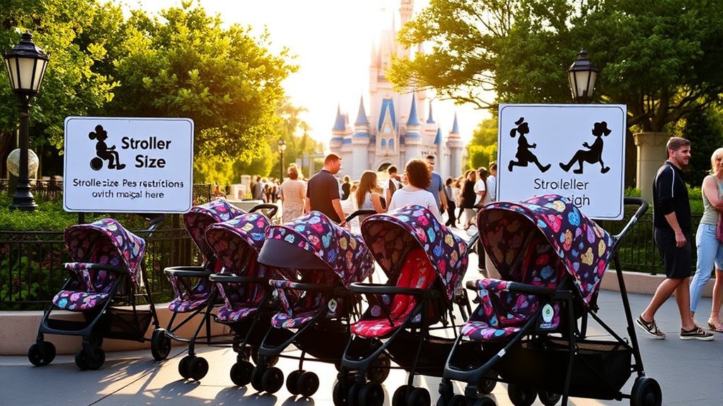 stroller size limits enforced