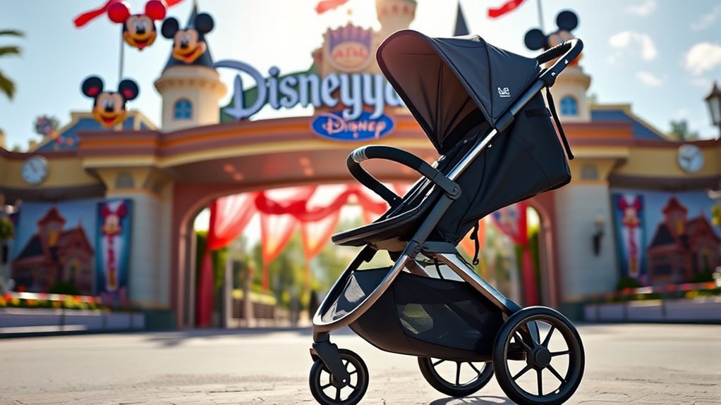 stroller size regulations disneyland