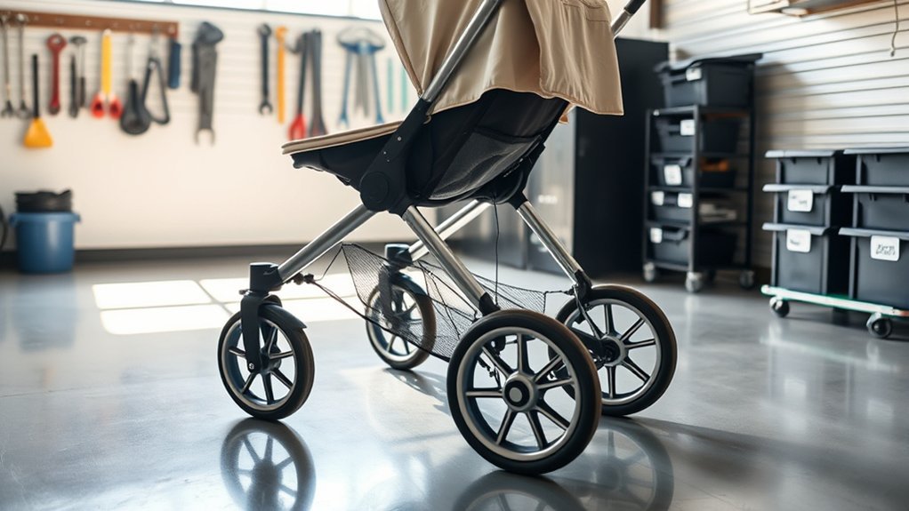 stroller storage and maintenance