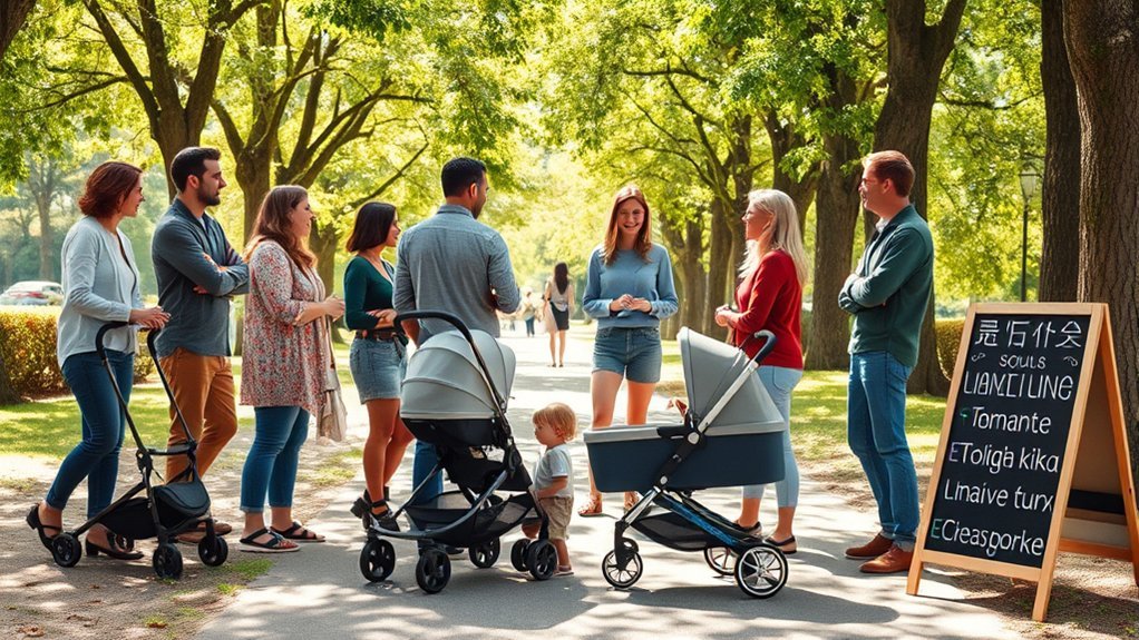 stroller terminology varies regionally