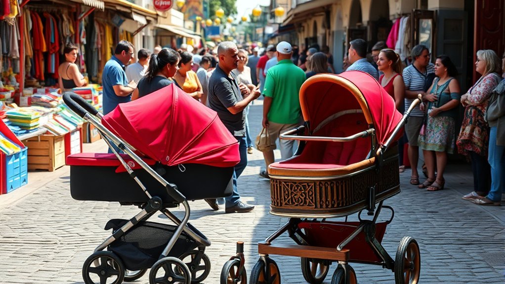 stroller terminology varies regionally