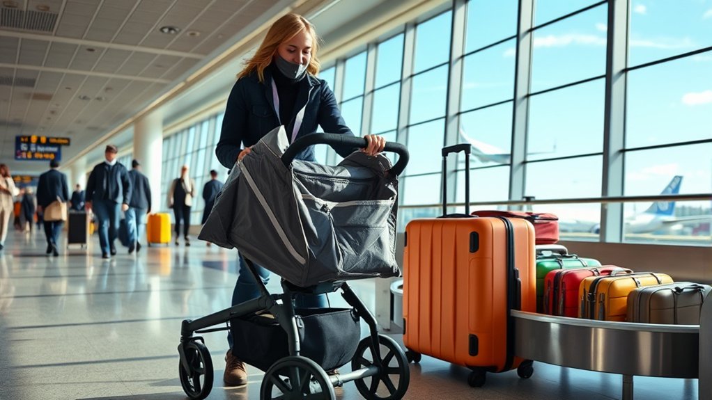 stroller travel packing tips