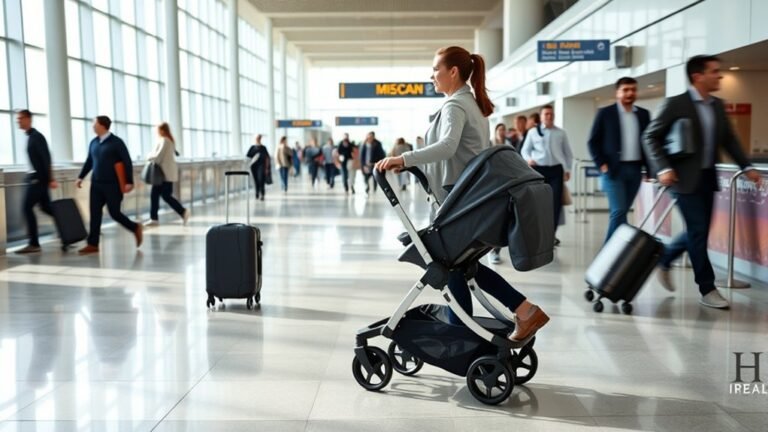 stroller usage at airport