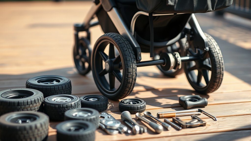 stroller wheel compatibility check