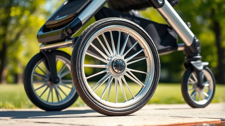 stroller wheel functionality options