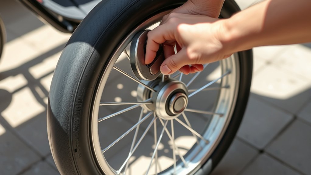 stroller wheel installation guide