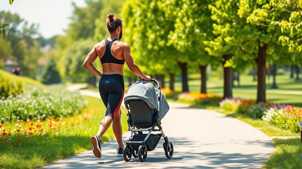 proper stroller workout form tips for safe walking