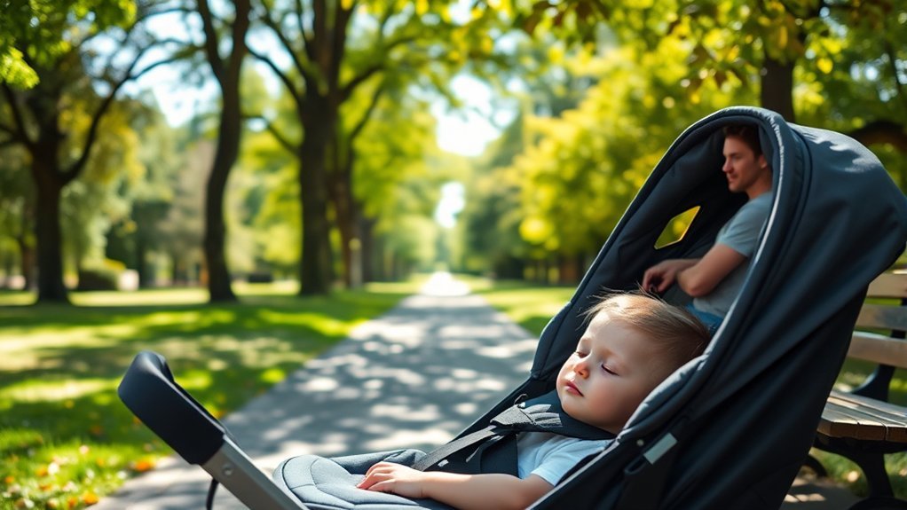 successful stroller nap strategies for babies during outings