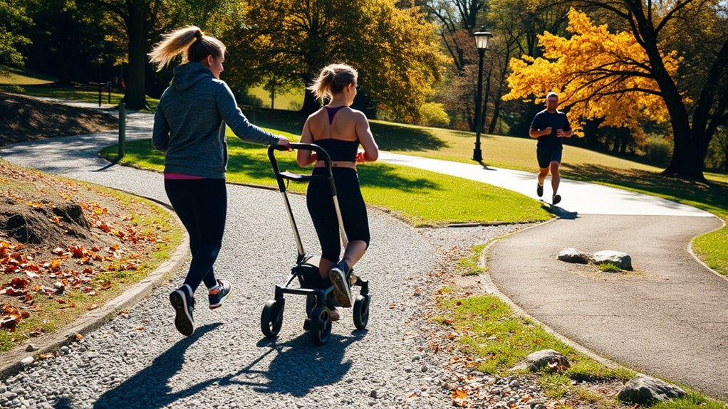 terrain impacts stroller calories