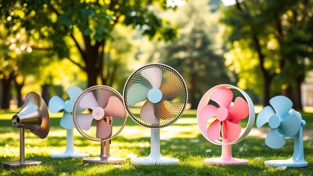 top stroller fan features