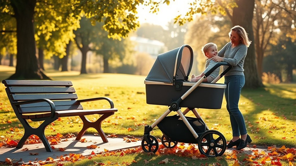 transitioning to larger stroller