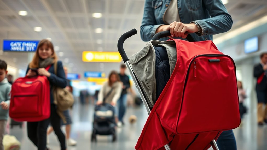 parents deciding whether a stroller travel bag is worth it