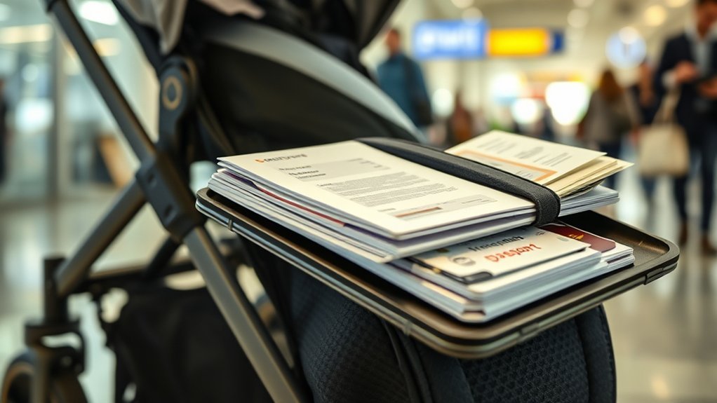 travel documents needed when flying with a Doona stroller