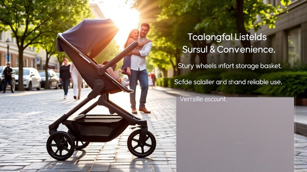 travel friendly stroller features highlighted for parents comparing stroller options