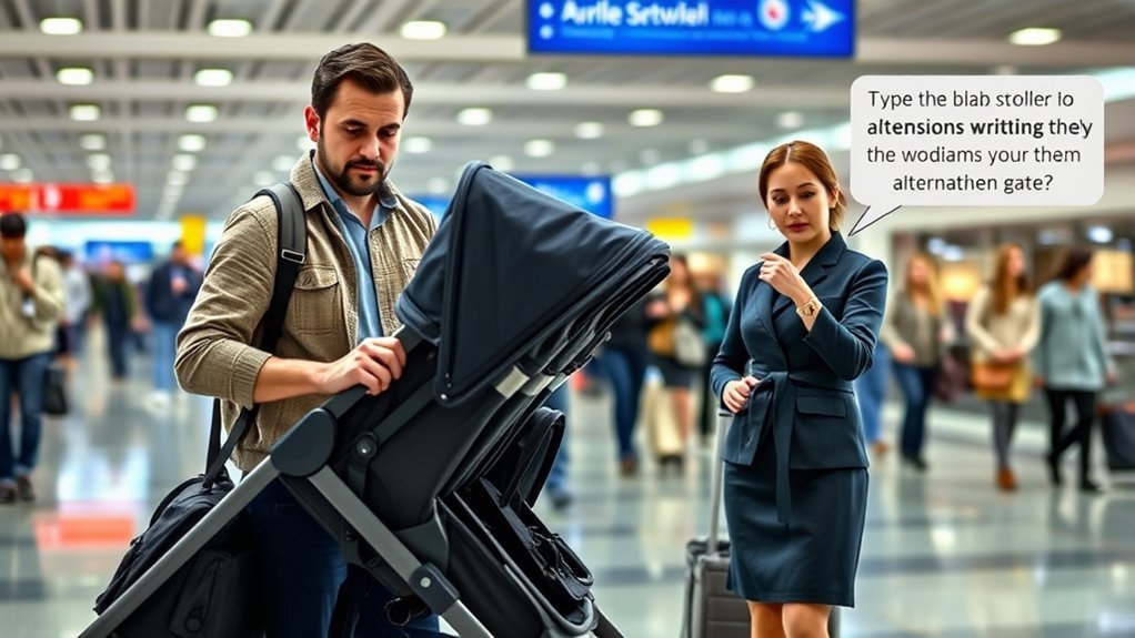 solutions when a travel stroller does not fit airline carry-on size limits