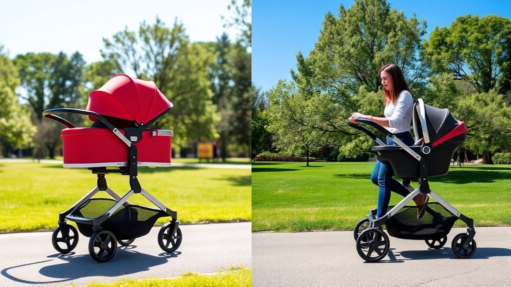 travel system versus separate options