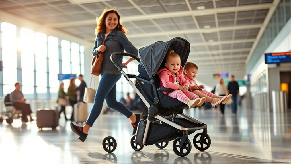 traveling smoothly with twins