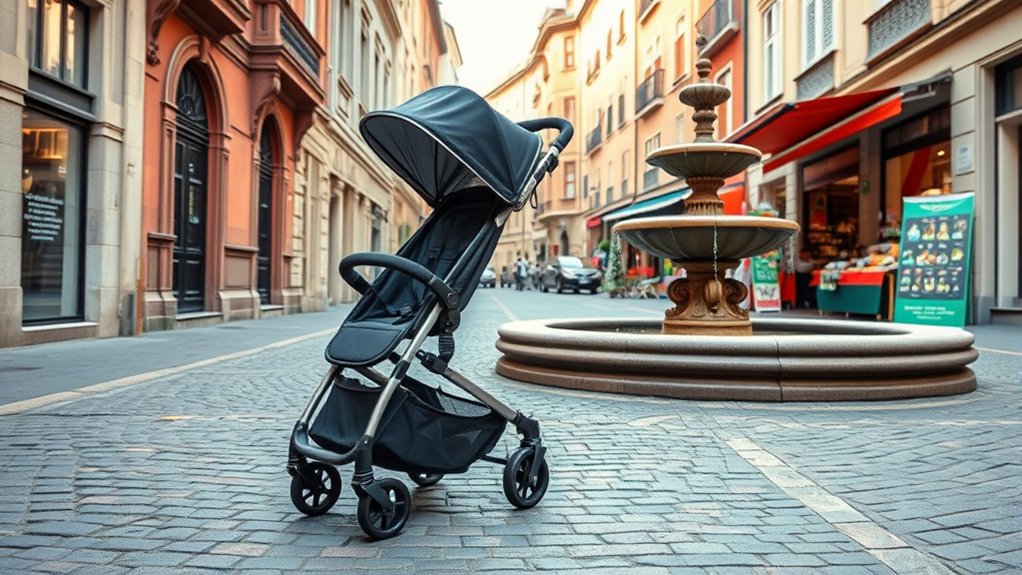 traveling with a stroller