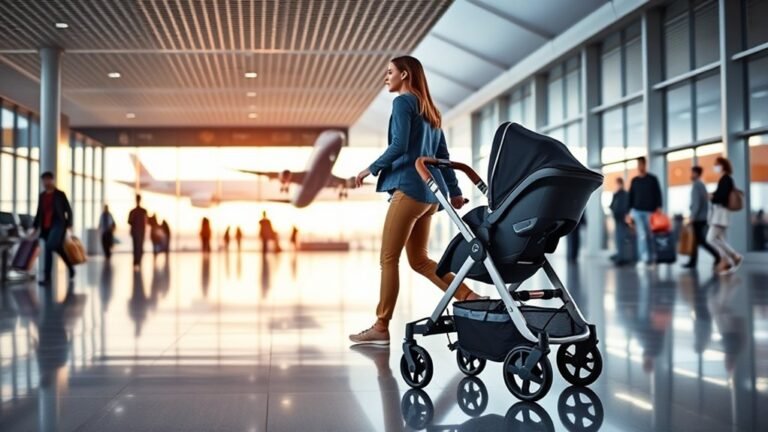 traveling with baby gear