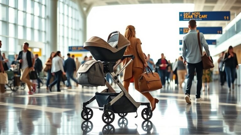 traveling with baby gear