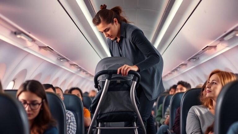 traveling with stroller allowed