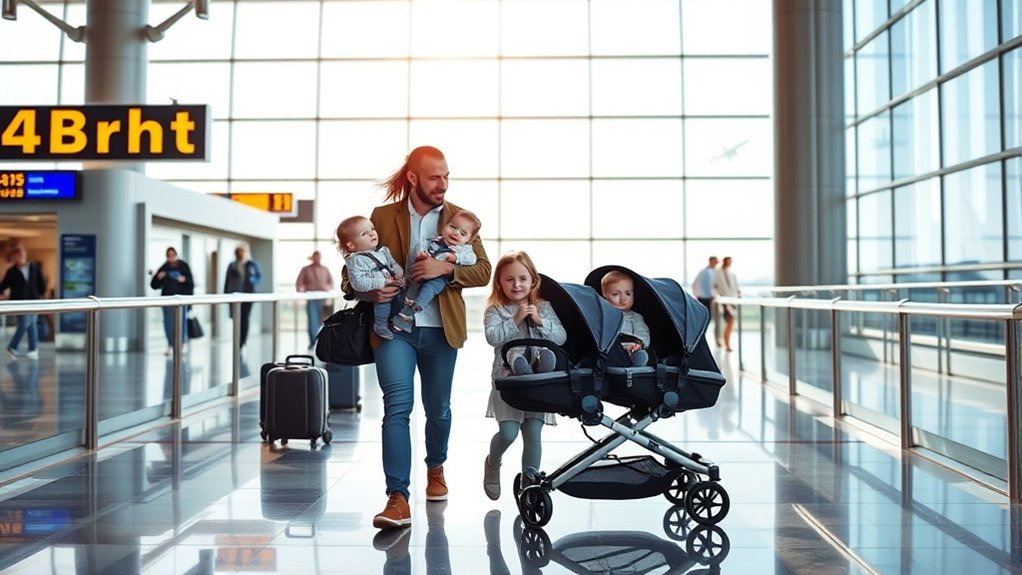traveling with twin infants