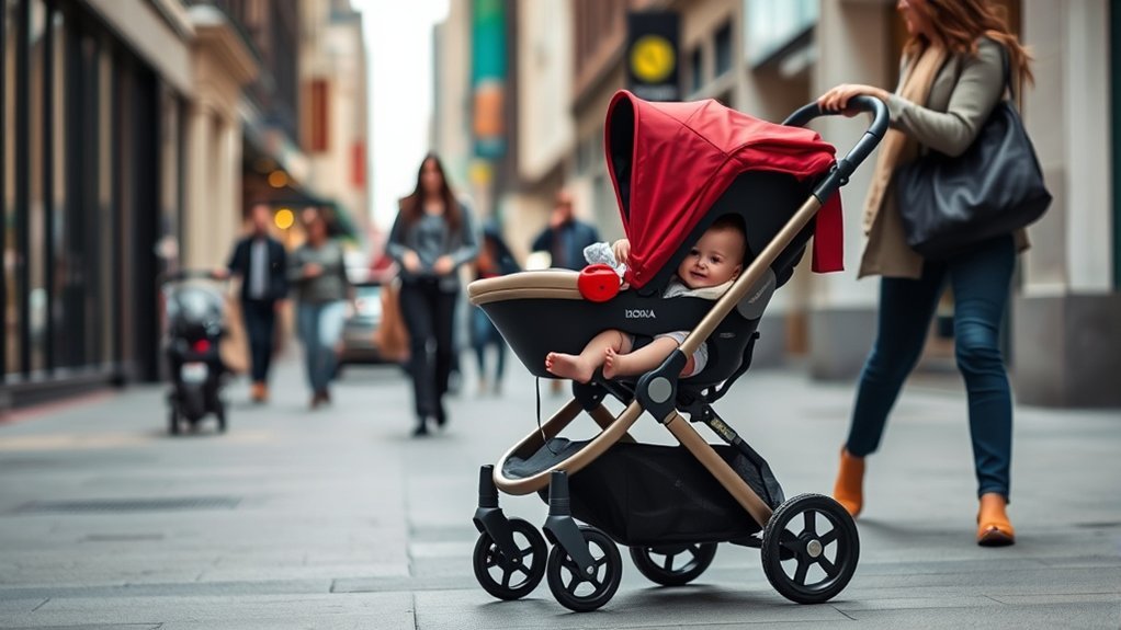 Doona stroller urban mobility and compact maneuverability