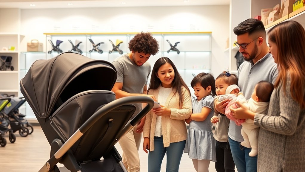 Parent feedback on versatile and compact double strollers