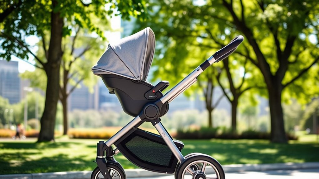Mockingbird Stroller with versatile design and easy navigation