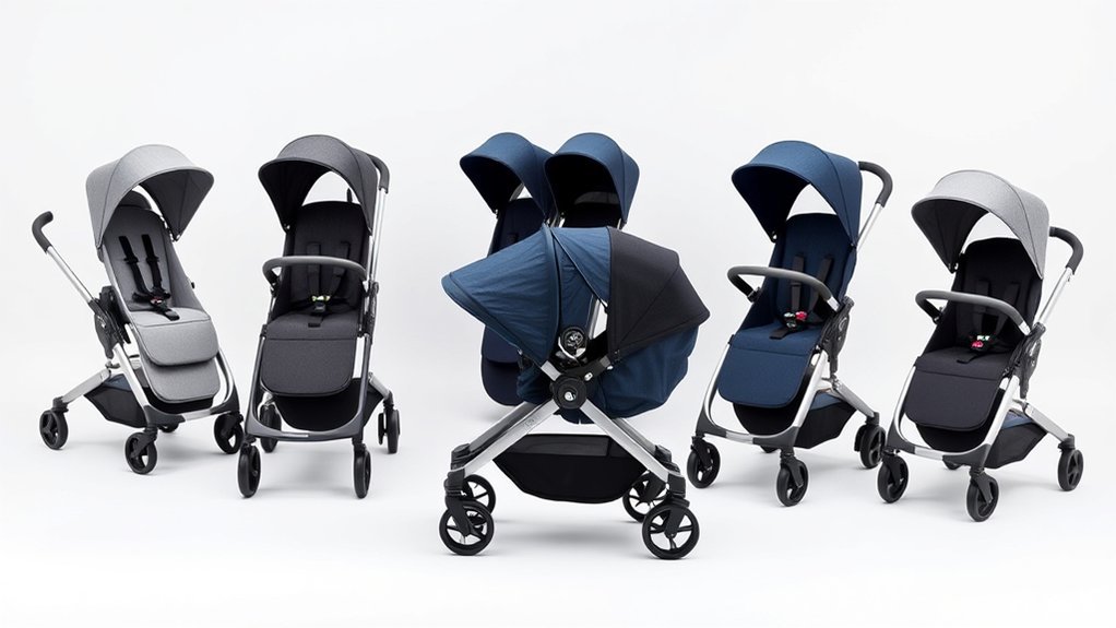 versatile Nuna double stroller options for growing families