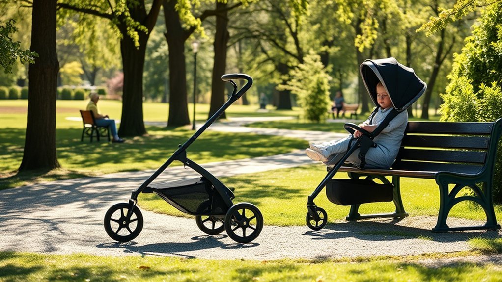 multipurpose jogging stroller for city sidewalks and outdoor trails