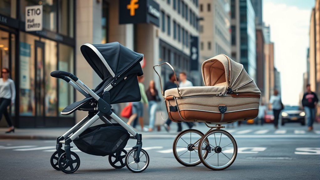 versatile safe portable strollers