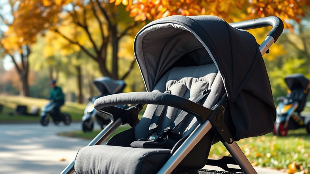 Nuna DEMI Grow style stroller for families with two children