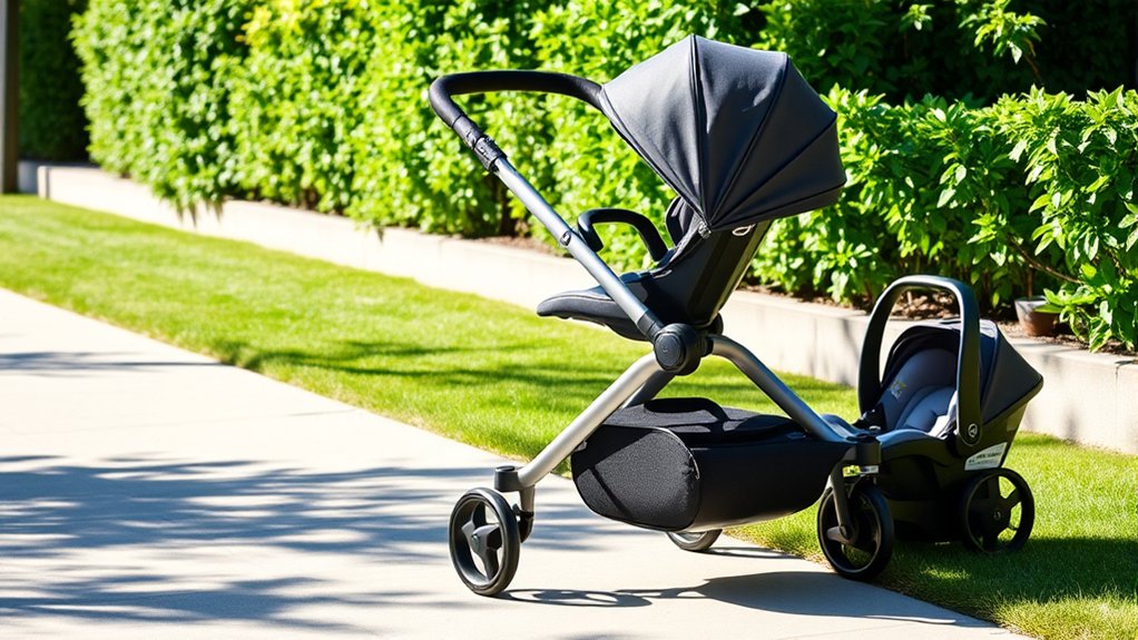 Versatile Mockingbird stroller seating options and configurations