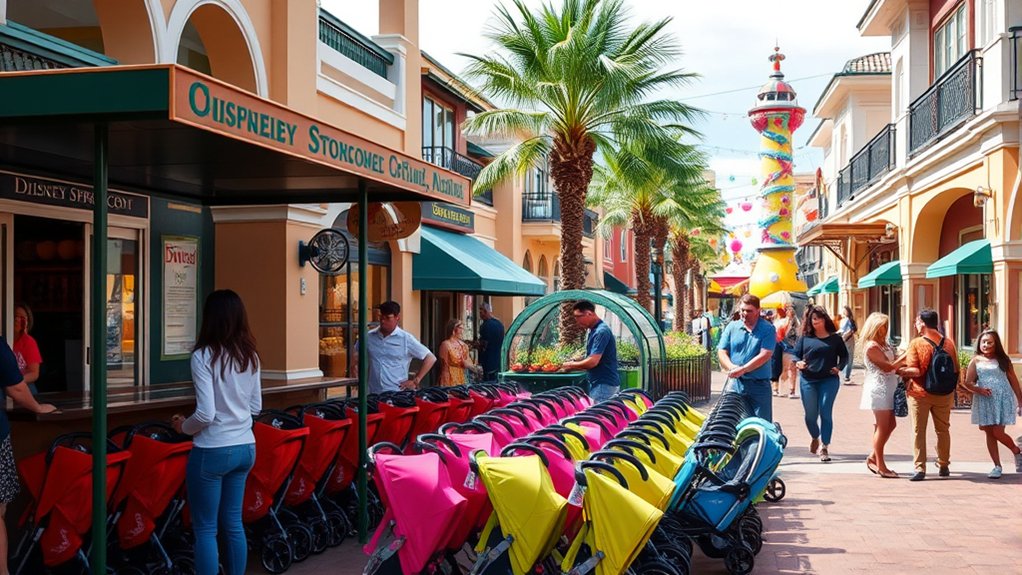 vibrant entertainment and shopping at Disney Springs