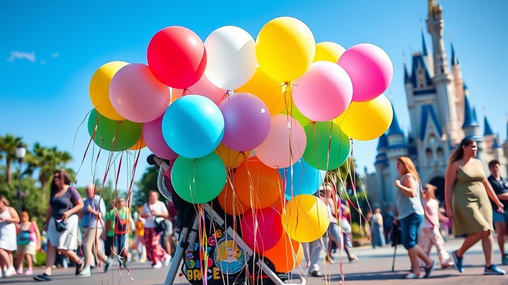 vibrant stroller decoration ideas