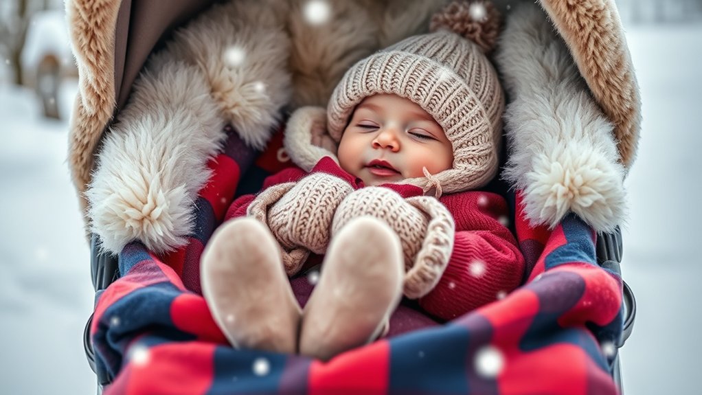 warm baby s head hands feet