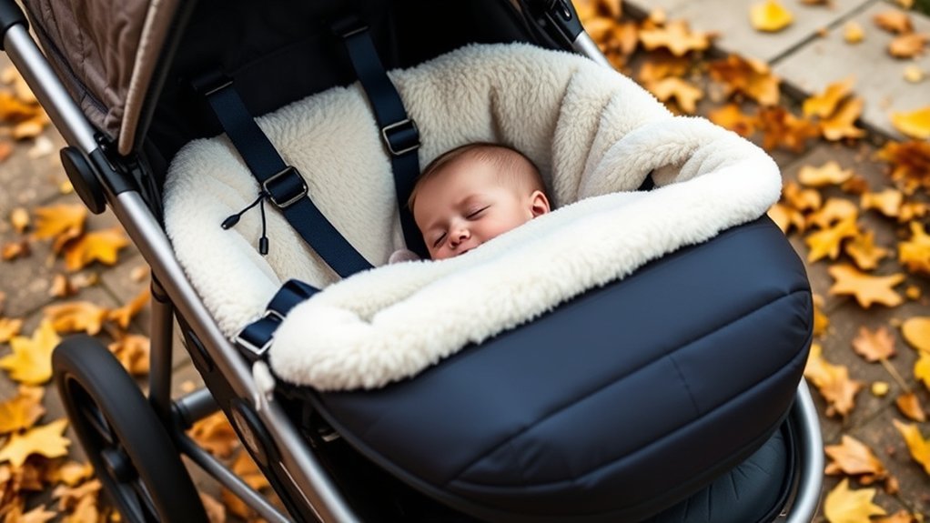 weather resistant insulated stroller footmuff