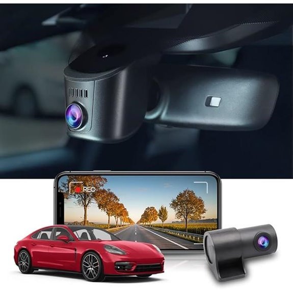Fitcamx 4K Dual Dash Cam for Porsche