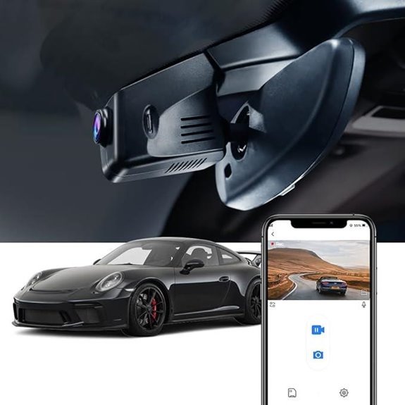 Fitcamx 4K Dash Cam for Porsche 718/911
