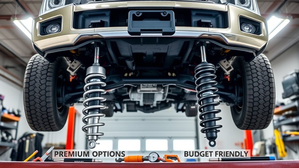 towing shocks budget vs premium
