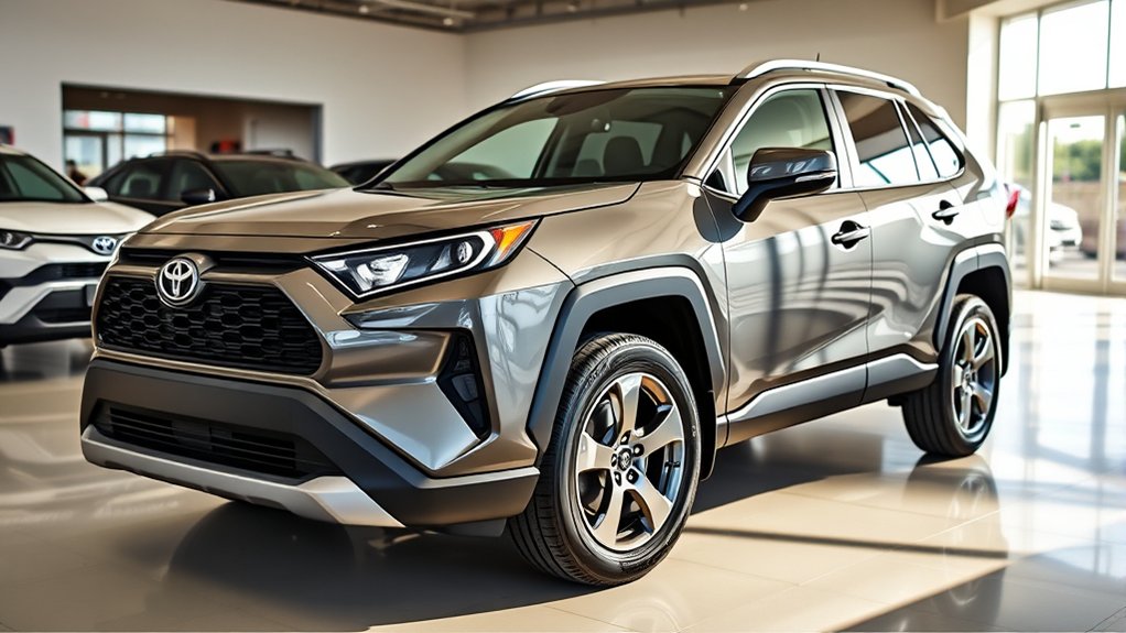 2026 Toyota RAV4 hybrid compact SUV exterior