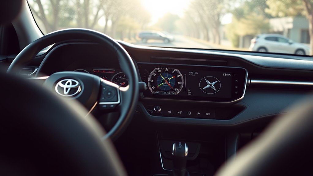 Toyota RAV4 multi-information display compass settings