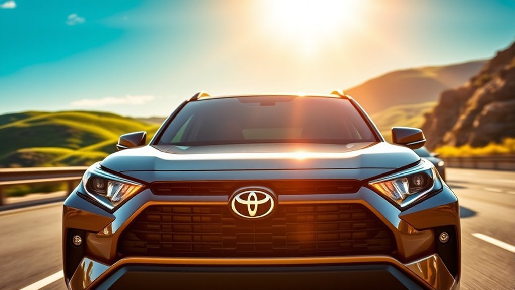 Toyota RAV4 steering-wheel controls used to activate Dynamic Radar Cruise Control