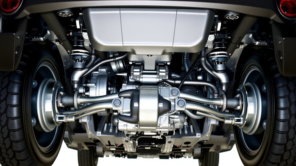 RAV4 AWD sensors monitoring wheel speed, steering, throttle and vehicle movement
